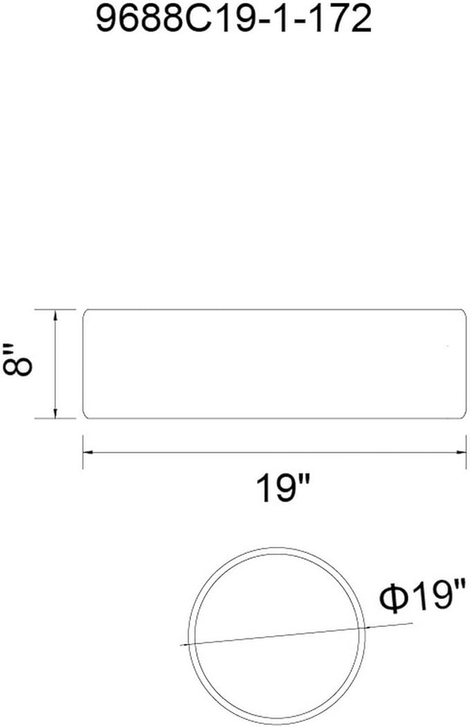 CWI Lighting 19" White Flush Mount Light for Bedroom, Hallway – 3-Light Modern Design with E26 Bulb Base – LED Compatible, Dome Shade – BACL Certified