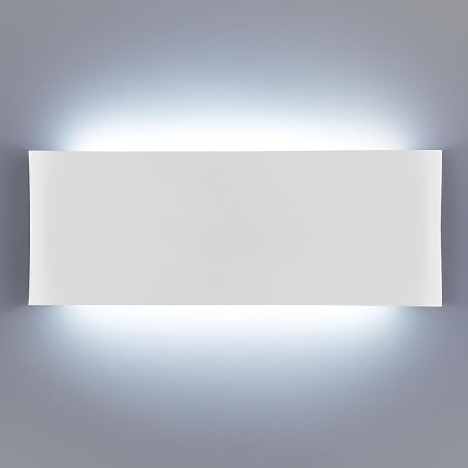 Mille Lucciole 15"Modern LED vanity light,20W Dimmable 5 CCT (3000K-6500K) Adjustable Wall Lamp,Up and Down Wall Lighting,Indoor Wall Sconce for Bedroom,Staircase,Hallway,Dressing Table,1 Pack（White）
