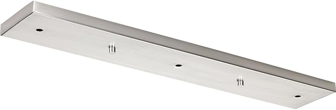 Progress Lighting P8404-09 Traditional/Casual Canopy Accessory, Brushed Nickel 0.75x23.25x4.25