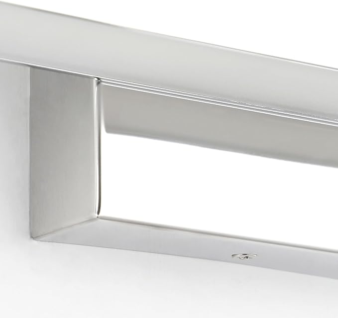 LED Modern Bathroom Vanity Light Fixtures (16-Inch, Cool White 6000K), Modern Acrylic Bathroom Wall Lighting Fixtures for Bathroom Over Mirror, Chrome