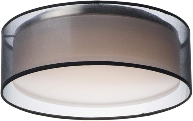 Maxim Lighting Prime 3-Light Flush Mount | BO Finish | Hallway Flush Mount Ceiling Light | 10220BO