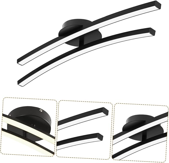 Modern Minimalist Ceiling Light Fixture Elegant and Warm Design for Living Bedroom Hallway and Office Easy to Install Soft Lighting Charming Decorative