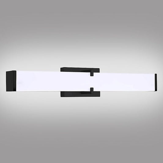LED Bathroom Vanity Light Cool White 5000K Black Modern Matte Bathroom Lighting Fixtures; 24 Inch IP44 25W Equivalent to Incandescent 250W for Over Mirror Vanity Light - ETL Listed (1 Pack)