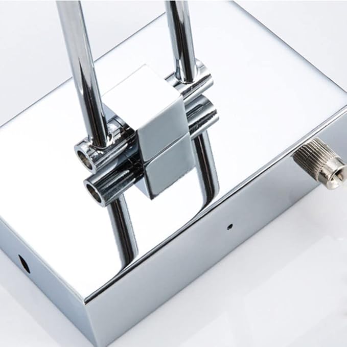 Bar LED Modern Bathroom Vanity Light 5W - Bathroom Lighting Fixture Over Mirror Lamp Chrome Finished Wall Sconces Make Up Vanity Light Fixtures with Pull Chain Switch On/Off, 13.77" 6000K