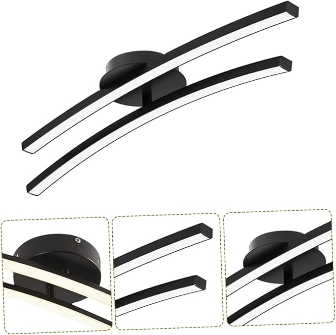 Modern Minimalist Ceiling Light Fixture Eye-Protecting Hanging Lamp for Bedroom Living Room Hotel Easy Assembly Gentle Brightness Low Energy Consumption Warm Light
