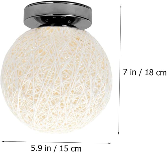 Operitacx 1pc Modern Ceiling Light Simple Design Hanging Lamp for Bedroom Nordic Style Decorative Fixture for Balcony Corridor and Living Spaces Easy to Install