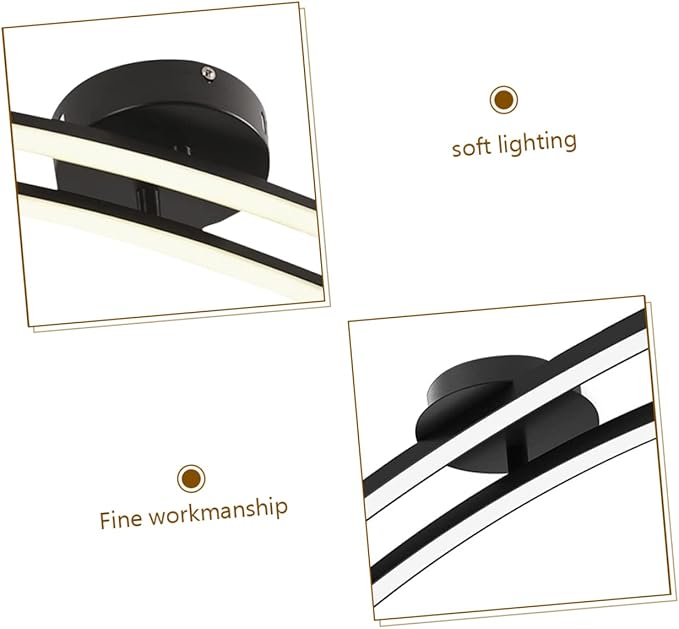 Modern Minimalist Ceiling Light Fixture Elegant and Warm Design for Living Bedroom Hallway and Office Easy to Install Soft Lighting Charming Decorative
