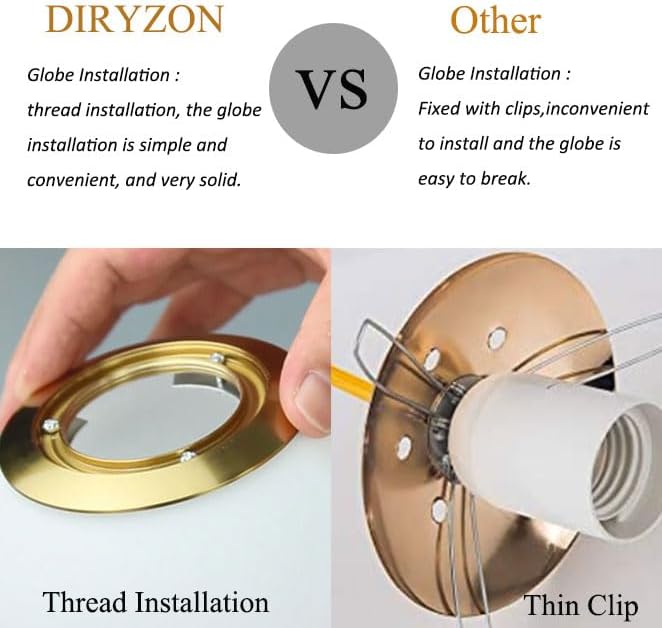 DIRYZON Modern Plug in Wall Light Dimmable Wall Sconces Set of 2 with Switch Brass Wall Sconce for Bedroom Bathroom,Opal Globe Glass