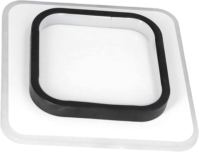 Fydun Modern LED Ceiling Light – Stylish Aisle Lamp for Indoor Use, Minimalist White Ceiling Fixture for Corridors, Balconies, Living Rooms, and Offices (Warm Light)