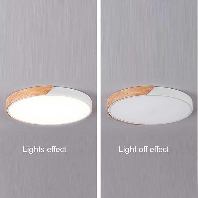 Ceiling Lamp Modern Minimalist Round Ceiling Light Fixture Flat Light Energy-Saving Easy Installation Bedroom Lights Living Room,Chandelier