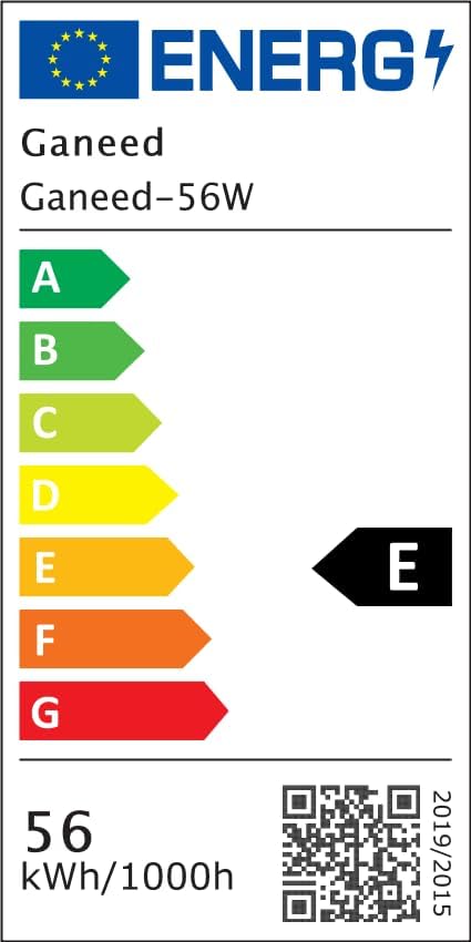 Ganeed Dimmable Modern Ceiling Light,Metal Acrylic LED Flush Mount Ceiling Light Fixtures,56W LED Chandelier Light Fixture for Living Room Kitchen Bedroom Dinner Room,3000-6500K