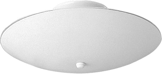 Progress Lighting 12" Round Glass 2-Light Close-to-Ceiling, Indoor, P4609-30, White