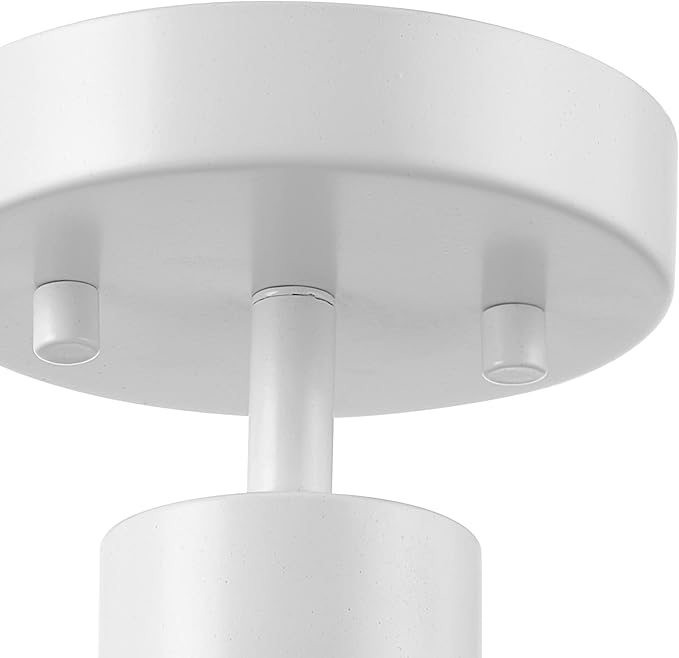 Globe Electric 1-Light Track Spotlight, Matte White, Pivoting Head, Dimmable, 57499