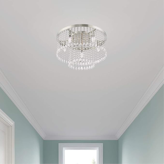 Livex Lighting 6 Lt Brushed Nickel Ceiling Mount
