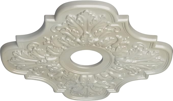 Ekena Millwork CM17PEFBSDecorative Ceiling Medallions Modeled After Original Historical Patterns & Designs, Flash Blue