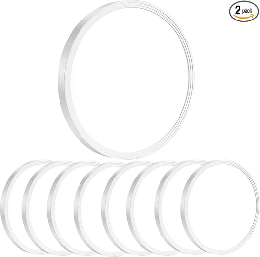 8Pack 12 Inch 3200LM Flush Mount LED Ceiling Lights,White 28W Slim Ceiling Light Fixture Round Day White 6000K Thin Round Flat Ceiling Light 120V Surface LED Ceiling Light 300W Equivalent