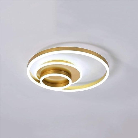 Ultra-Thin Round Ceiling Light Minimalist Modern Ceiling Lamp Fixture for Bedroom Living Room Dining Room Kitchen Corridor Stairwell Aisle Loft(Warm Light,50cm)