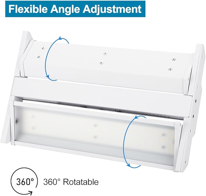 High Bay LED Shop Light 2-Pack 1.35FT 150W 21000LM 5000K Daylight 100-277V, Commercial LED Linear High Bay Lights for Warehouse Workshop Supermarket Stadium, ETL