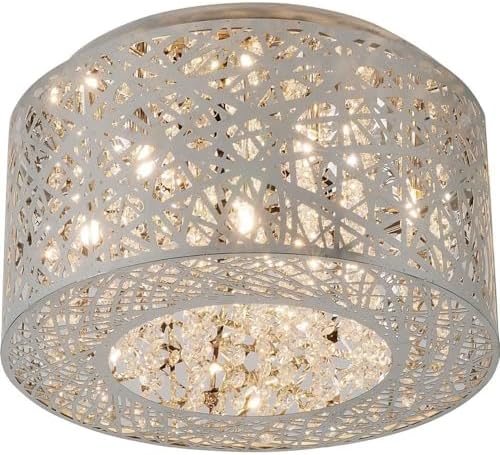 ET2 Inca-20.3W 7 LED Flush Mount in Contemporary style-15.75 Inches Wide by 8.75 inches high-Polished Chrome Finish-Xenon La