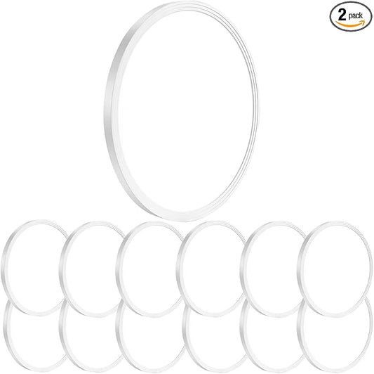 12Pack-12 Inch 3200LM Flush Mount LED Ceiling Lights,White 28W Slim Ceiling Light Fixture Round Day White 6000K Thin Round Flat Ceiling Light 120V Surface LED Ceiling Light 300W Equivalent