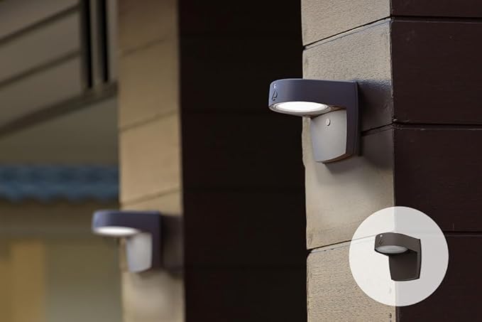 Lithonia Lighting OSC LED SWW2 Outdoor LED Wall Pack Entry Light with Photocell Dusk-to-Dawn, Dark Bronze (Pack of 4)