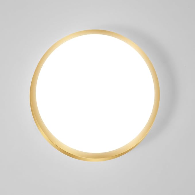 hepside 4PACK Flush Mount LED Ceiling Light Fixture 5CCT 7Inch 15W & 100W Equivalent Closet Light Fixture,Small Round Slim Surface Ceiling Lamp for Hallway,Bathroom,Bedroom,Kitchen,Interior