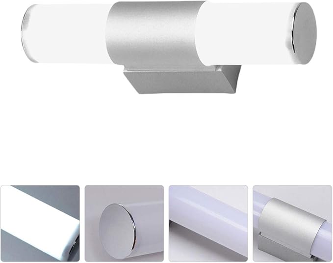 Modern Led Wall Light with High-Transmittance Shade Simple Design Home Lamp for Garden and Indoor Use Body Easy to Install