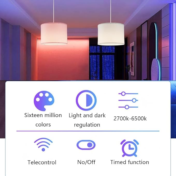 ZSLAIFU 15FT Plug in Pendant Light, Hanging lamp with Switch,White Hanging Lights with Plug in Cord, Pendant Lamp with Remote Control，Pendant Light Fixture for Living Room Bedroom Farmhouse