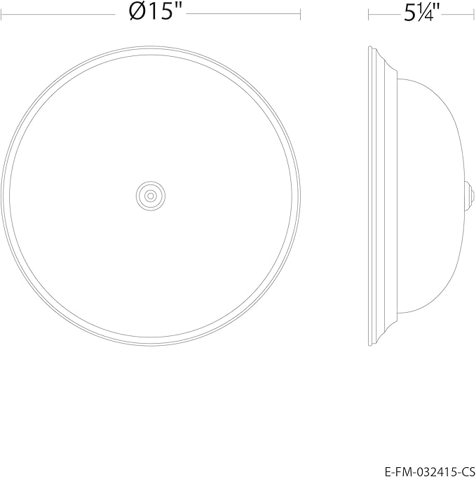 Builder Essential Collection LED 20W 15in 1,900 Lumens Round Flush Mount Ceiling Light with White Marbled Glass and 5-CCT Selectability 2700-3000-3500-4000-5000K and in Brushed Nickel
