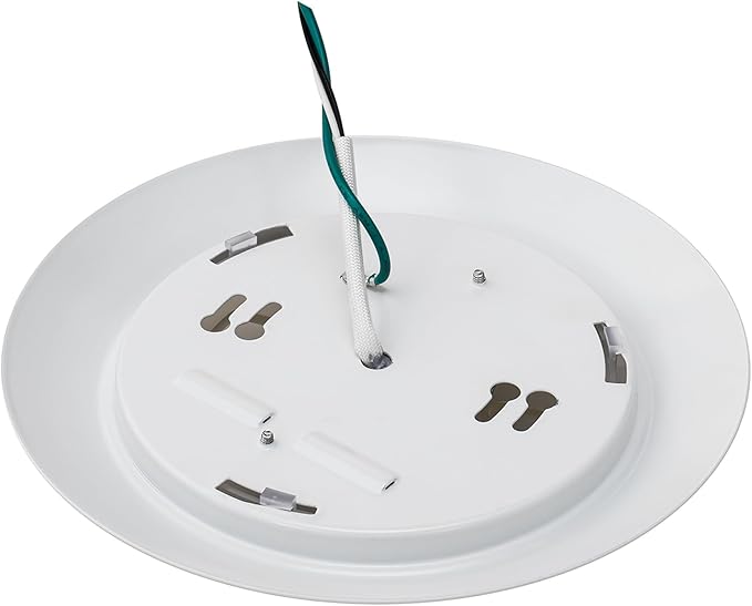 WAC Lighting Disc 6in LED Round Flush Mount with Recessed Retrofit Kit 5-CCT Selectable 2700K-3000K-3500K-4000K-5000K 15W 950 Lumens in White (Pack of 10)