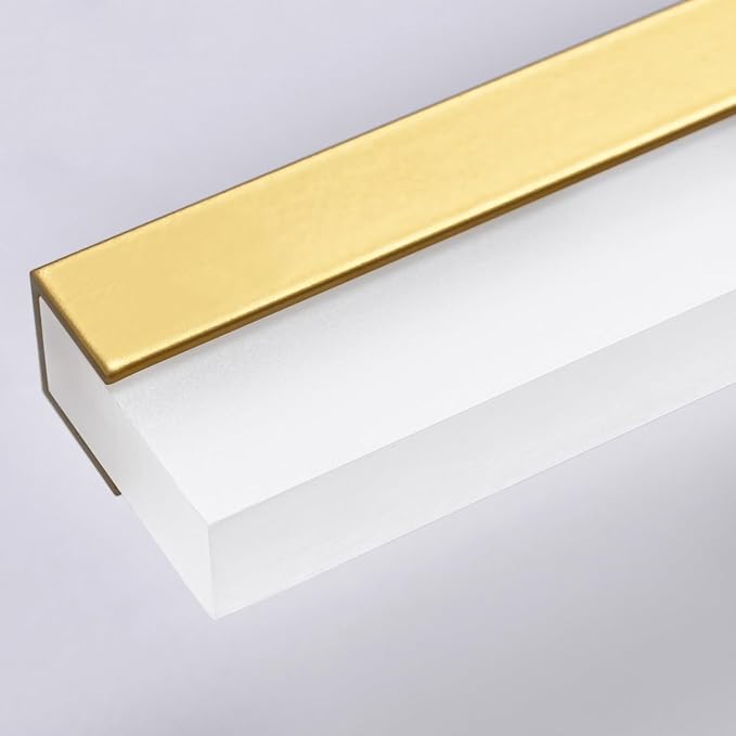 PRESDE 24" LED Vanity Light Bar, Modern Brushed Gold Bathroom Light Fixtures Over Mirror