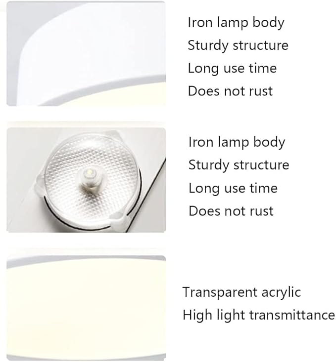 Close to Ceiling Lights 3-Color Dimmable Round Ceiling Light Solid Wood Base LED Ceiling Lamp Close to Ceiling Lighting Fixture for Cloakroom Porch Living Room Balcony Bedroom Bathroom Corridor (Colo
