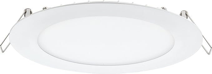 Juno LED Recessed Lights 6 Inch Round Wafer Downlight, 5-in-1 Switchable White Color Temperature, 120 Volts, 6-Inch Ultra-Thin Flat Trim, Matte White (WF6 SWW5 90CRI MW M6)