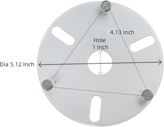 5.12" LED Ceiling Fan Light Retrofit Kit, Ceiling Light Replacement Kit, 22W, 2640LM, 3CCT 3000K/4000K/6000K Adjustable, 120V ETL