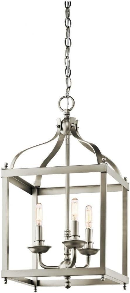 Kichler Larkin 22.25" 3 Light Pendant in Brushed Nickel
