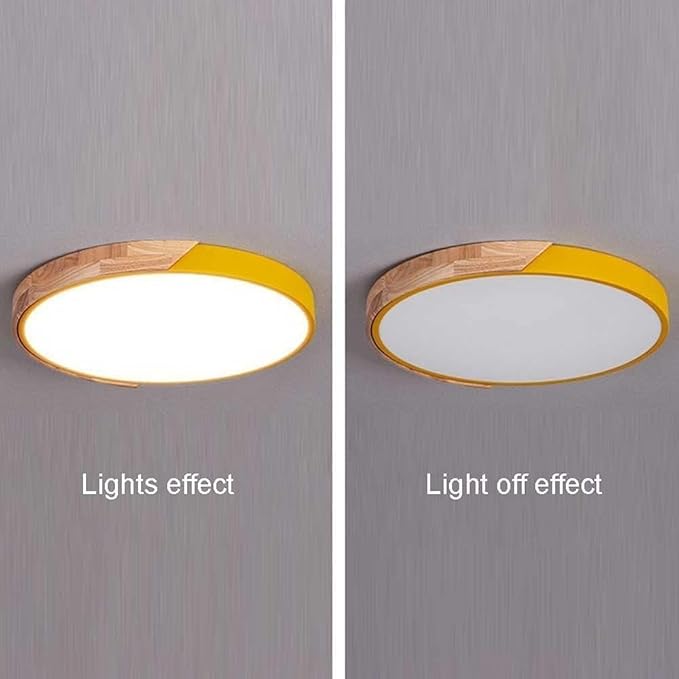 Ceiling Lamp Modern Minimalist Round Ceiling Light Fixture Flat Light Energy-Saving Easy Installation Bedroom Lights Living Room,Chandelier