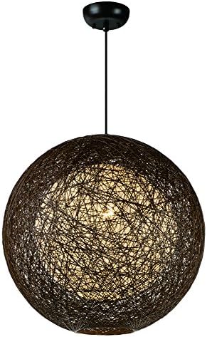 Maxim Bali-One Light Chandelier-19 Inches Wide by 19 inches high-Chocolate/White Finish -Traditional Installation