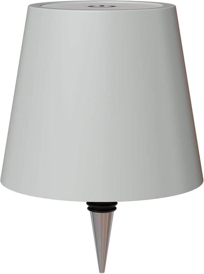 Wireless Bottle Lamp, Wine Bottle Lights with 3 Color Temperature, Rechargeable Stepless Dimming LED Bottle Lights for Liquor Bottles, Wireless Lamp for Bedroom Restaurant Bar-Almond