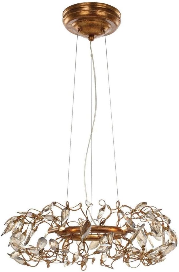 Maxim Crystal Garden-Six Light Pendant-18.25 Inches Wide by 6.75 inches high