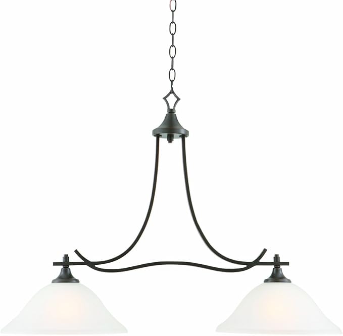 Design House 515817 Juneau 2 Light Pendant, Oil Rubbed Bronze