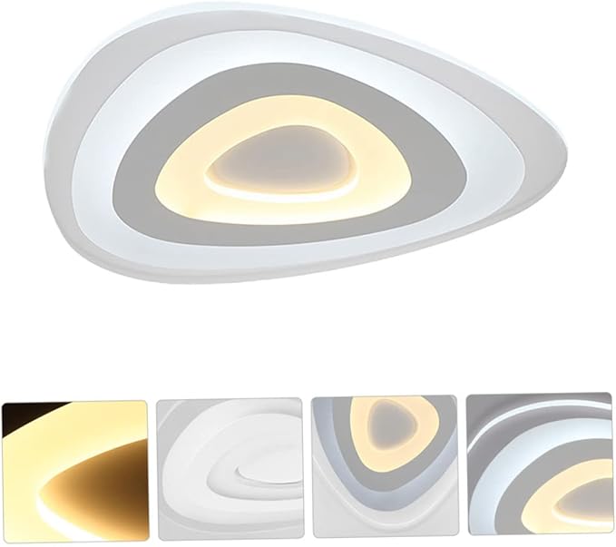 DOITOOL 1pc Ultra-Thin Led Ceiling Lamp Modern Minimalist Design for Home Bedroom Living Room and Boys and Girls Rooms Diameter Three Temperature Options Easy to Install