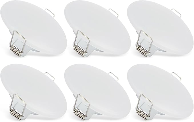 Dream lighting LED 12volt 3.5inch Recessed Mount Ceiling Light with Springs, RV Interior Down Light for Trailer Boat Cabin—Bright Warm White 3500K, 250lm, Pack of 6