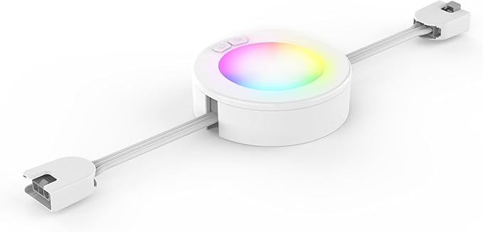 GE Cync Reveal HD+ Smart Undercabinet Puck Light Fixtures, Color Changing Undercab Puck Lights, Smart Wi-Fi Kitchen Lights, Works with Alexa and Google Home, 3-in (3 Pack)