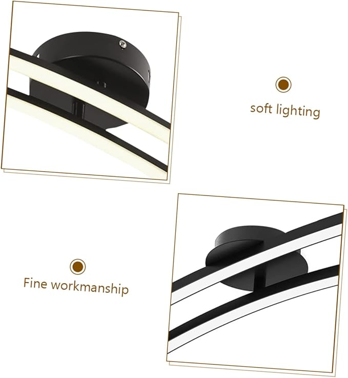 LALAFINA Modern Minimalist Ceiling Lamp Fixture for Living Room Bedroom and Hallway and Warm Light Stylish Home Decor and Energy Efficient Lighting
