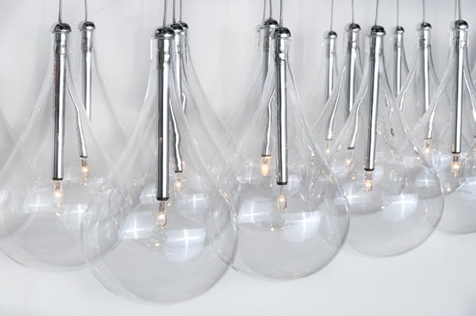 ET2 Larmes-9 Light Pendant in Modern style-14 Inches Wide by 8 inches high