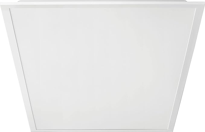 Lithonia Lighting CPX 2x4 LED Flat Panel Light, 2 ft. x 4 ft. LED Light Panel, Ceiling Lighting Fixture for Shop Lighting, 4000 Lumens, 5000K Daylight, Smooth Satin Lens, White