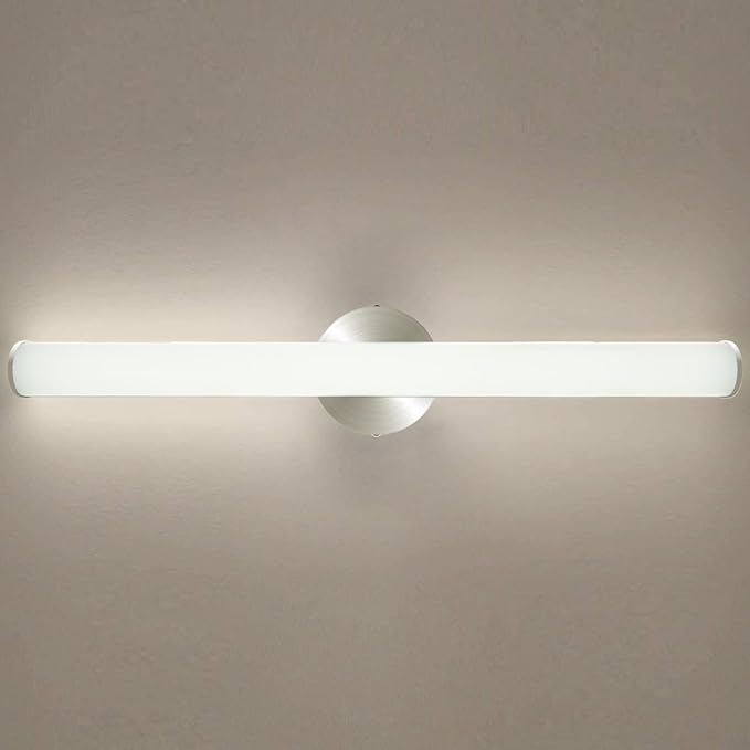OOWOLF LED Bathroom Vanity Light, 16W 24inch Bathroom Lights Fixture,1600LM Led Vanity Lights Bar, 4000K Natural White Bath Wall Lighting Fixture Sconce Indoor, Vanity Light Fixtures Over Mirror