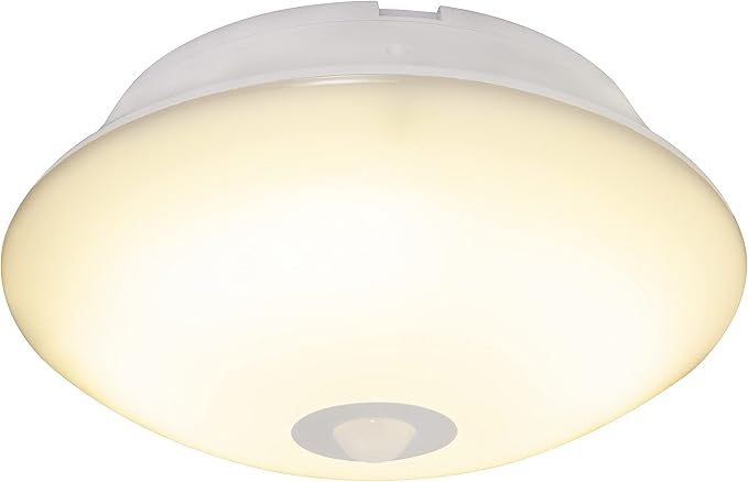 Energizer Motion-Activated LED Ceiling Light, Battery Operated, 300 Lumens, No Wiring Needed, 15ft. Motion Sensing, Great for Laundry Room, Garage, Closets, and More, 39677