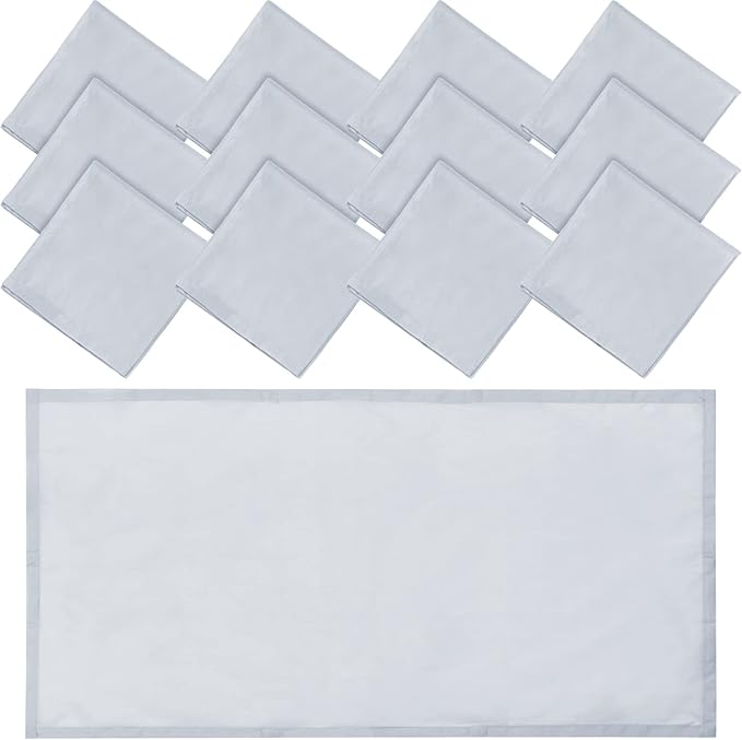 Hortsun 12 Pcs Fluorescent Light Covers 2 x 4 ft Classroom Ceiling Light Cover Magnetic Filters Fluorescent Diffuser Covering for Classroom Office Hospital Drop Ceiling(Gray)
