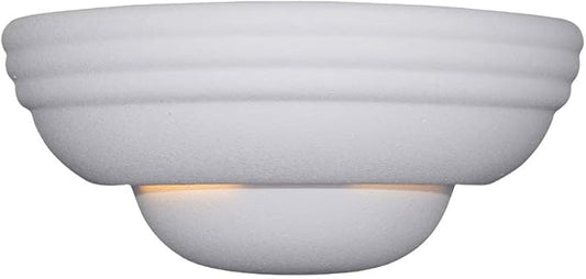 Designers Fountain Value Wall Sconce Light, 5.5 Inch Lighting Fixture for Bedroom, Bathroom and Entryway, White, 6030-WH